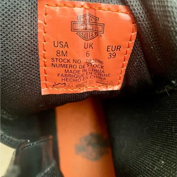 Harley-Davidson Women's Black Leather Boots - Picture 4 of 5